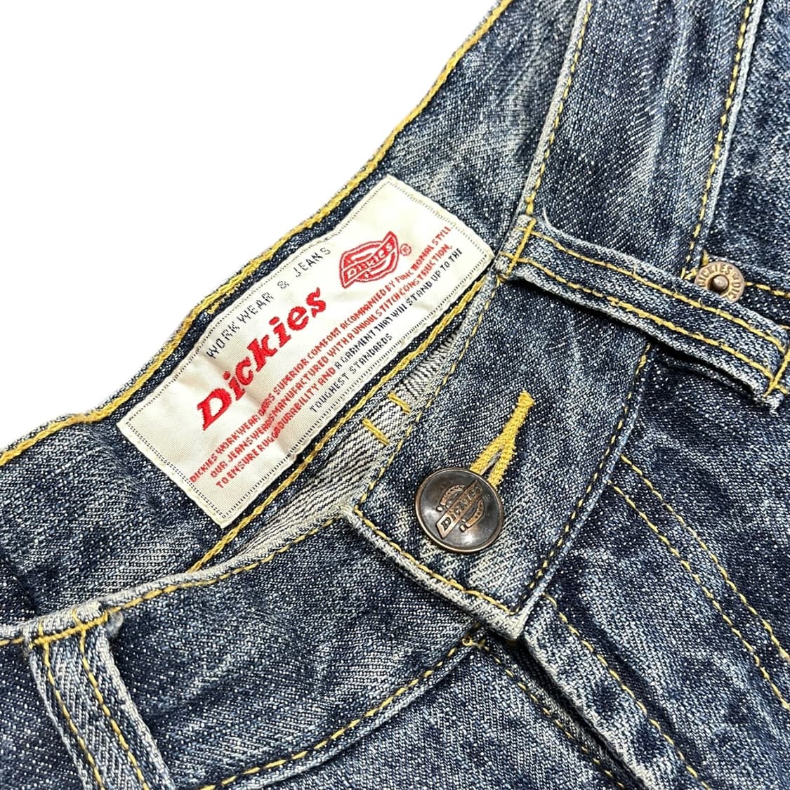 디키즈 워크웨어 워싱 데님팬츠 상품이미지5