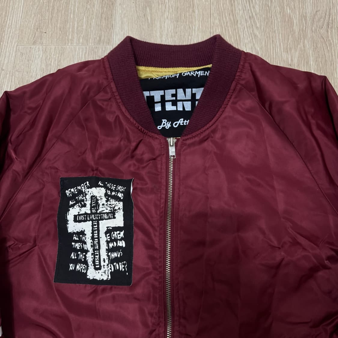 어텐션 프린팅 스트릿 항공점퍼 XL/105  상품이미지2