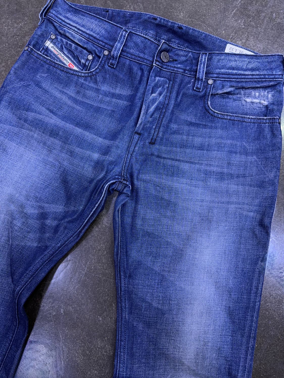 디젤 빈티지 중청 라인 워싱 플레어 부츠컷 데님팬츠 31 상품이미지3