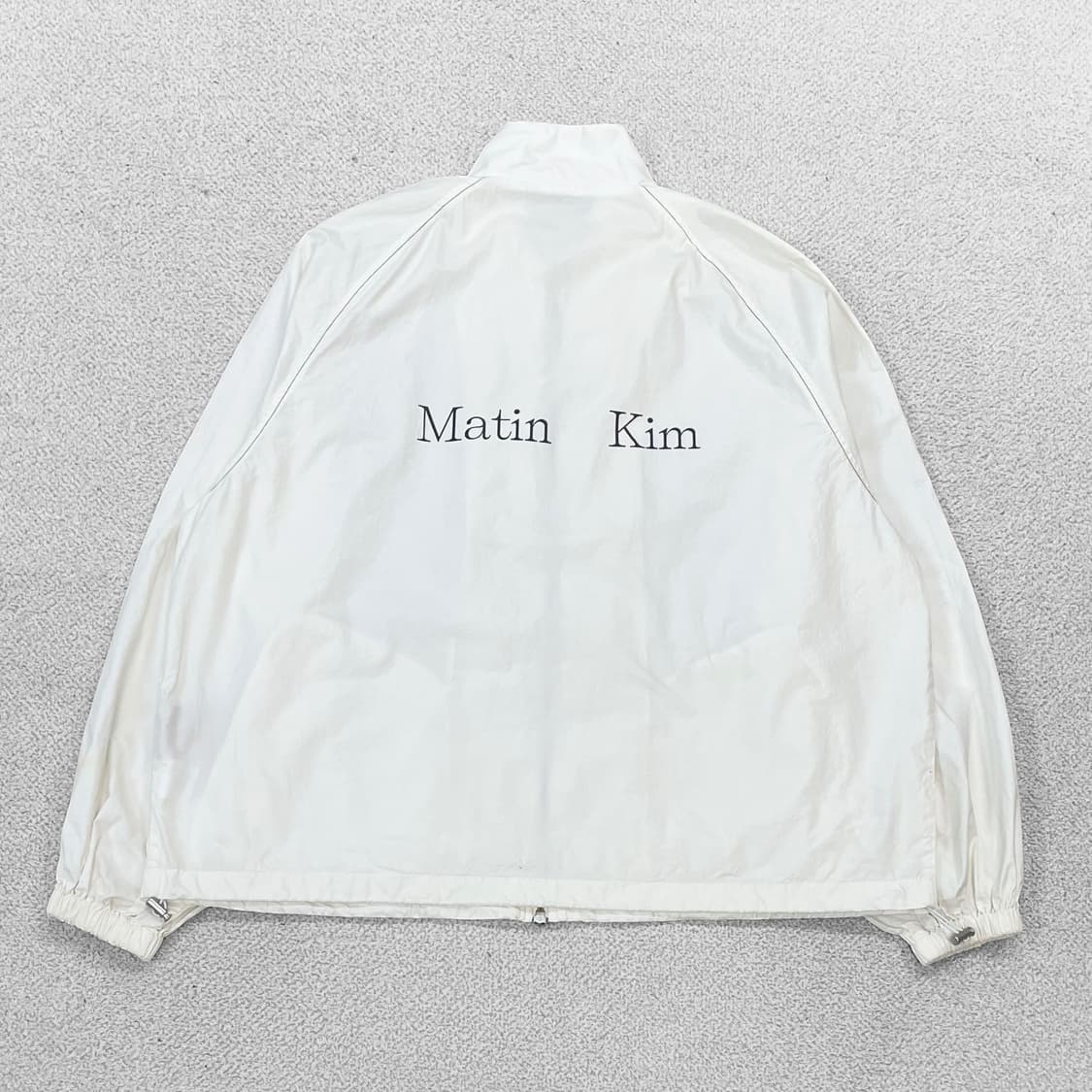 마뗑킴 Matin kim 코팅 자켓 화이트 상품이미지1