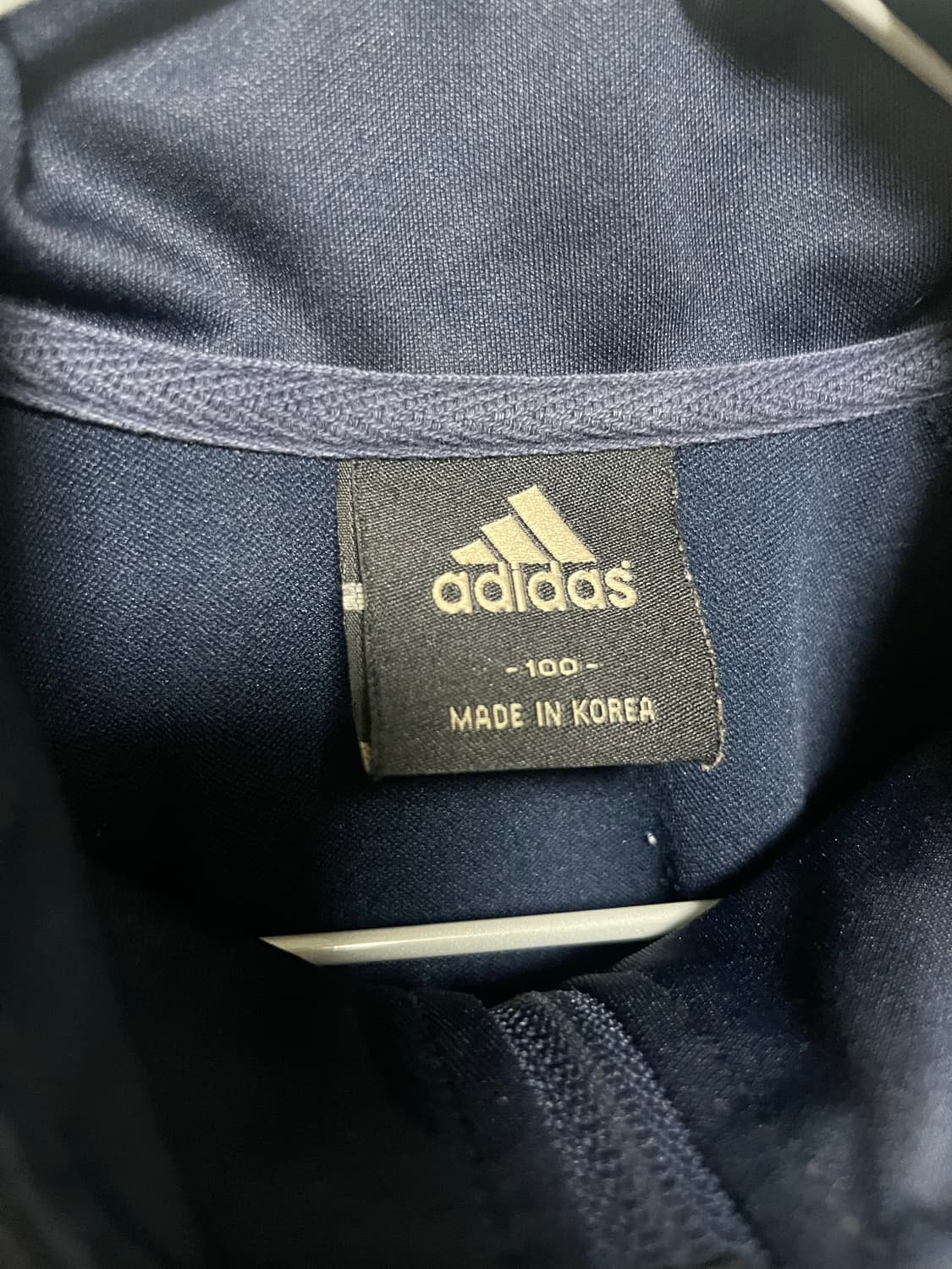 아디다스 삼선 트레이닝 집업 네이비/레드 상품이미지5