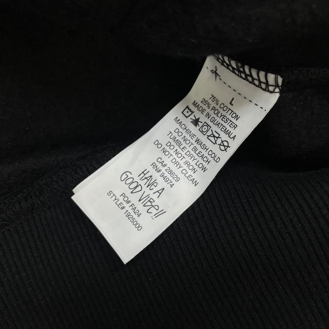 스투시 Stussy 베이직 로고 후드티 블랙 상품이미지6