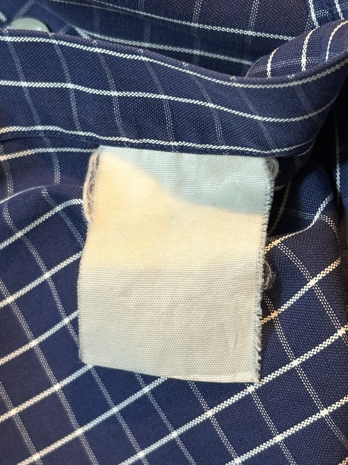폴로 랄프로렌 POLO 네이비포니 코튼 체크셔츠 네이비 상품이미지5