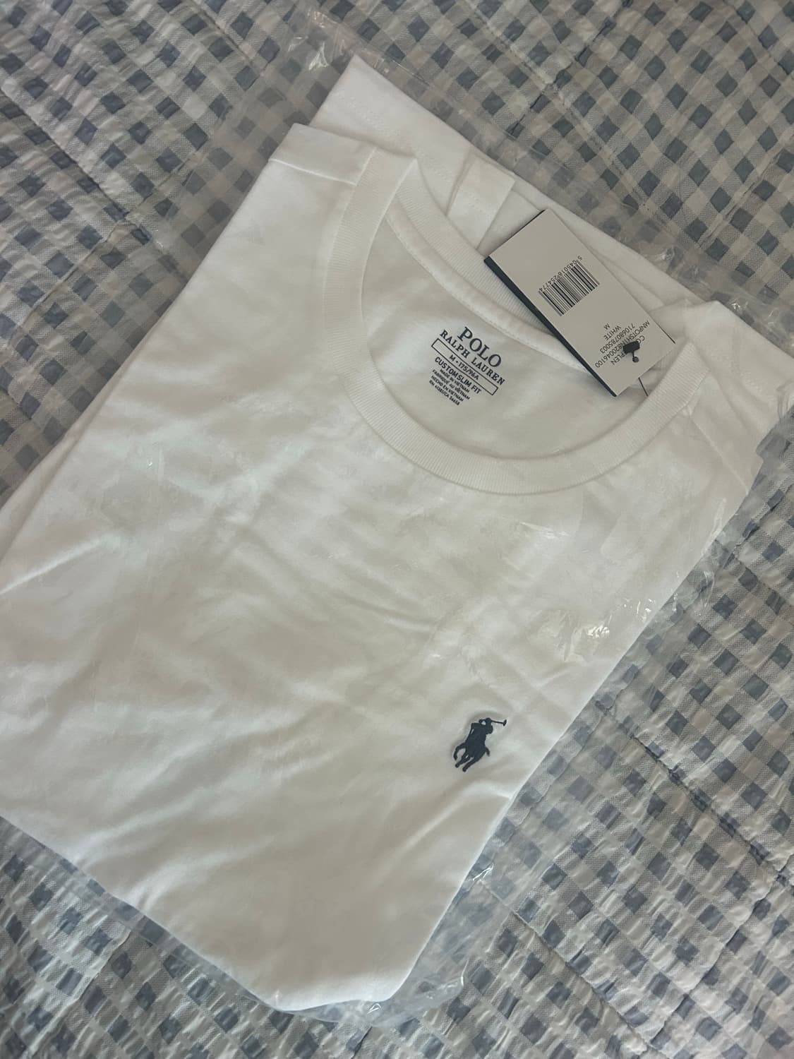 폴로 반팔 흰색 새상품 상품이미지1