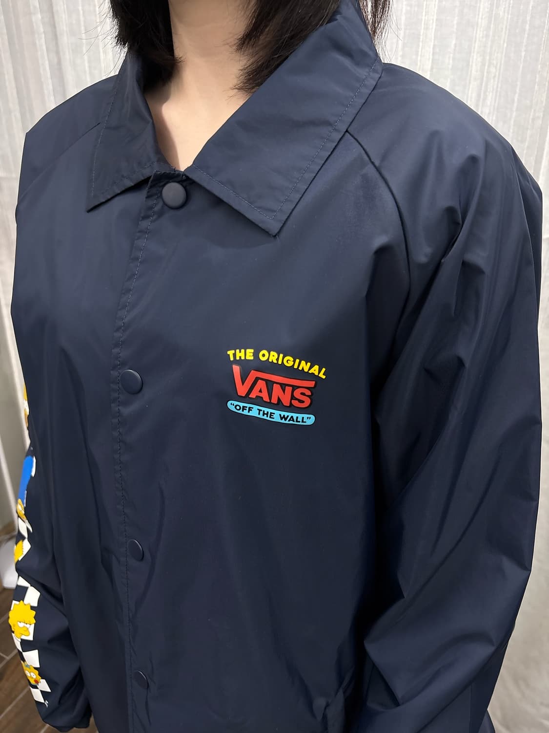 VANS 반스 심슨 리미티드 에디션 코치 자켓 상품이미지3