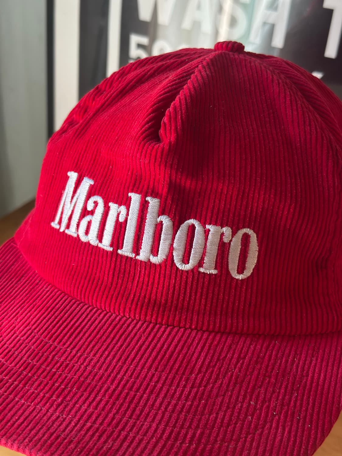 90s Marlboro 빈티지 말보로 코듀로이 모자 상품이미지2