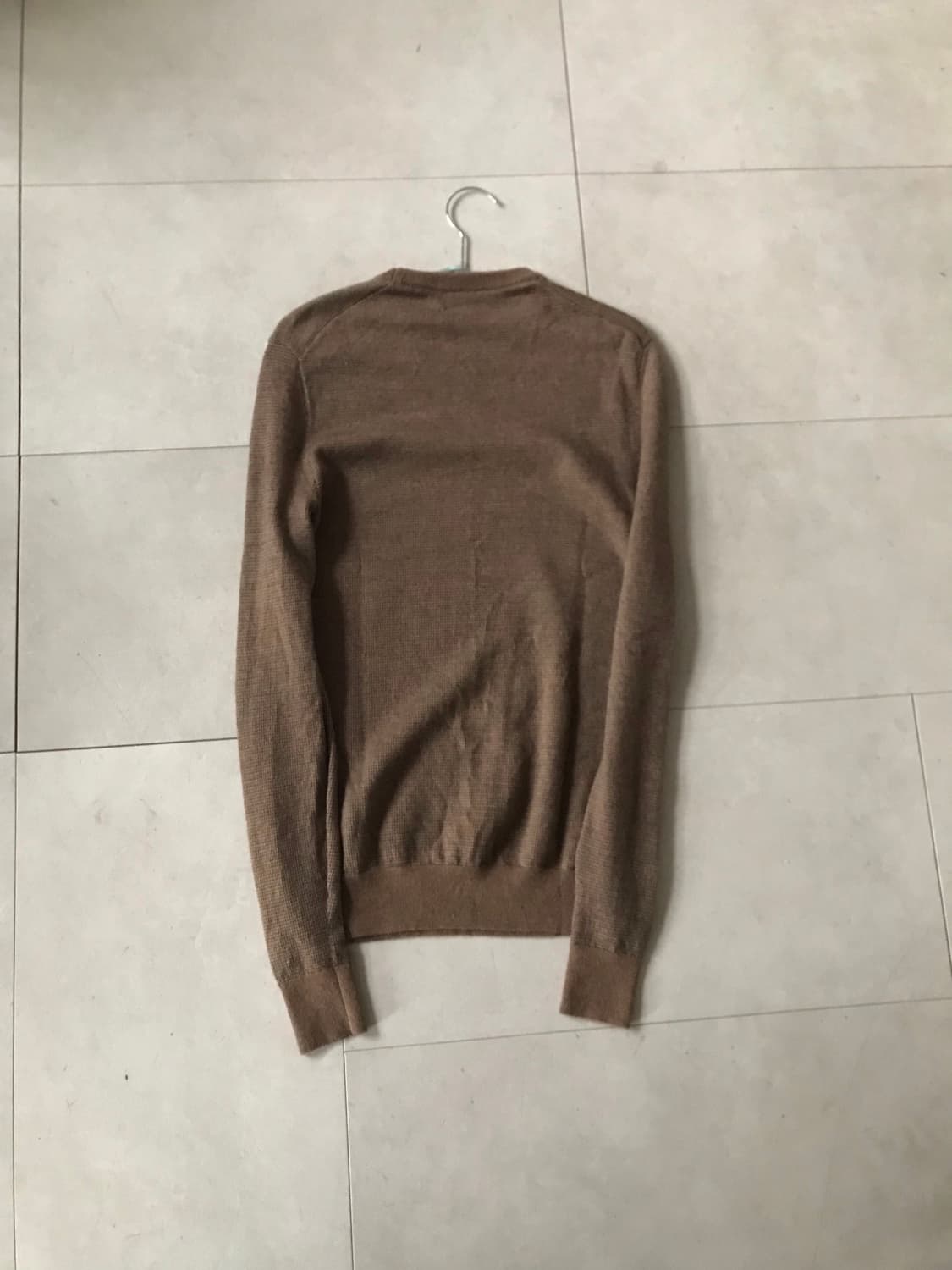 폴로 브라운 메리노울 니트 상품이미지9