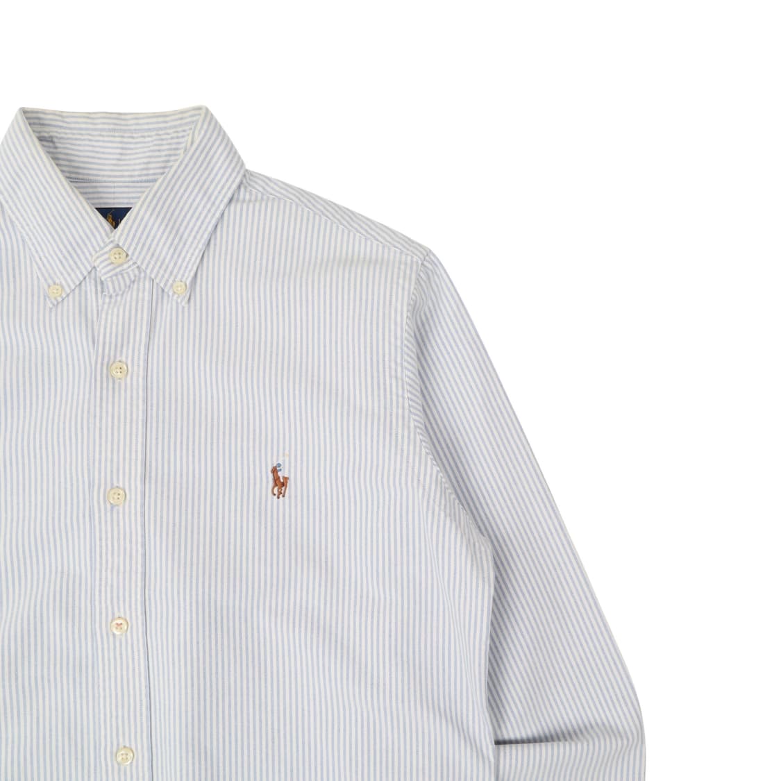폴로 랄프로렌 옥스포드 라이트블루 스트라이프 셔츠 상품이미지3
