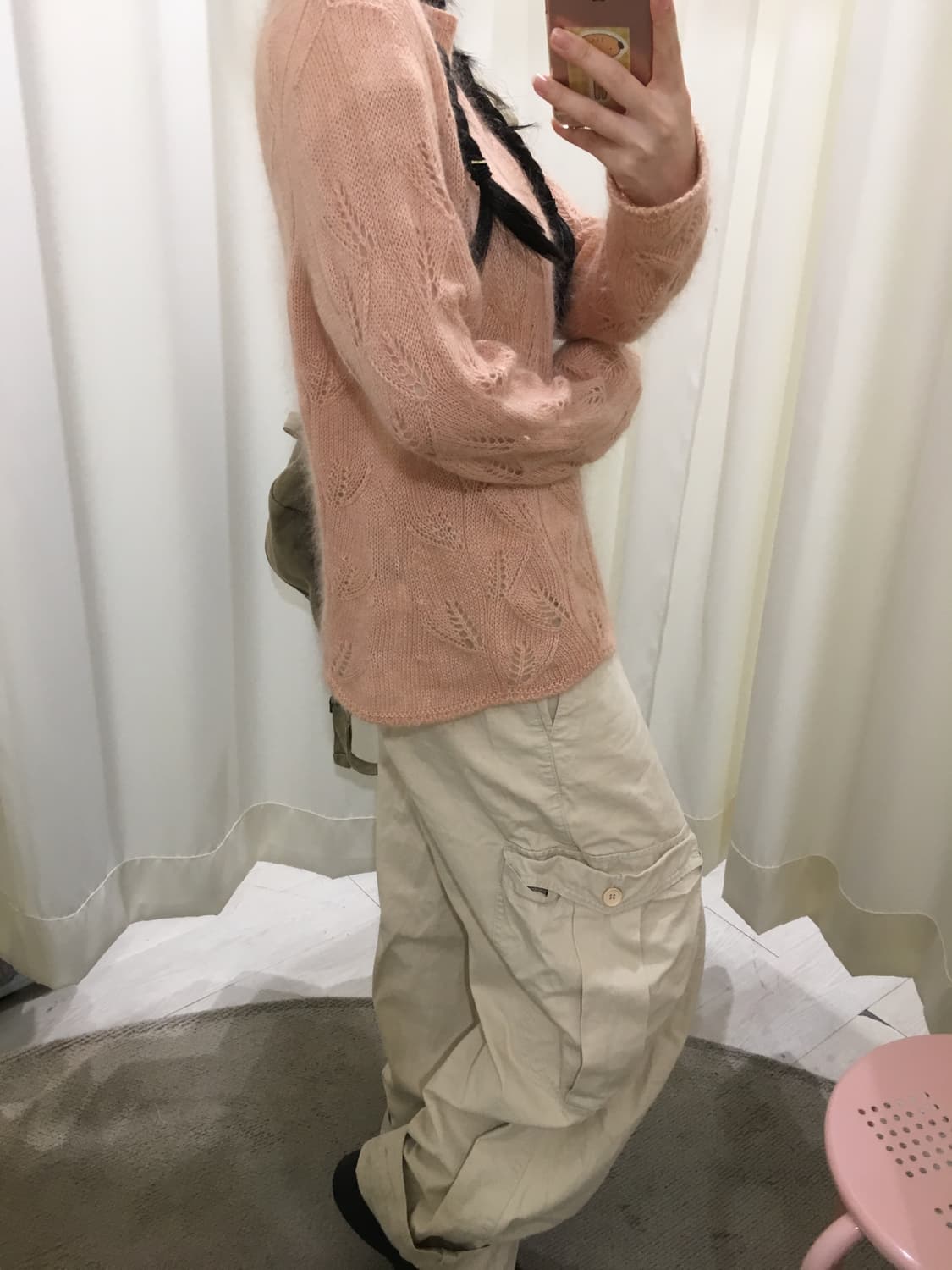 Peach Veil Sweater 상품이미지4