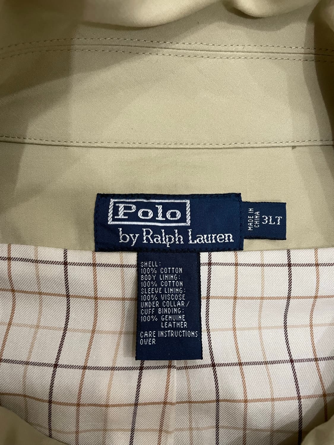 폴로 가죽 카라 헌팅 초어 코트 자켓 상품이미지7