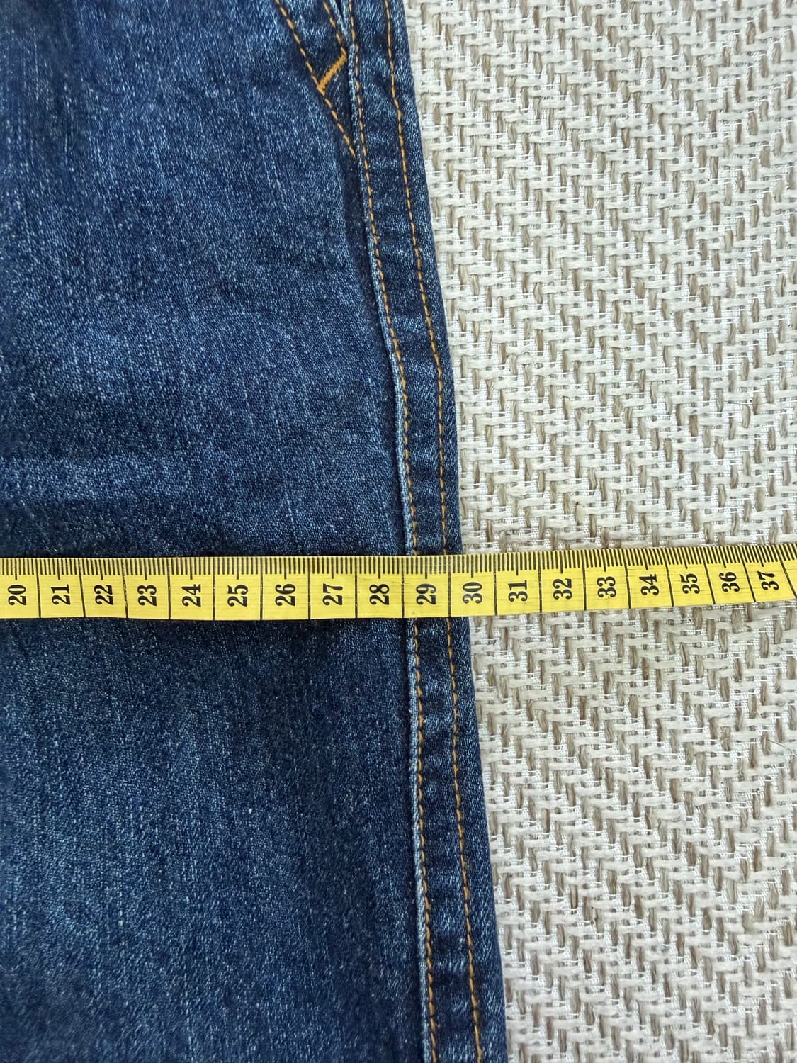 정품) IRO 이로 한섬 데님펜츠 34(23인치) 상품이미지10
