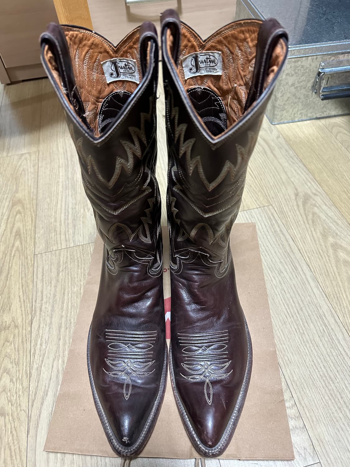 Justin 저스틴 웨스턴부츠 10B 상품이미지2