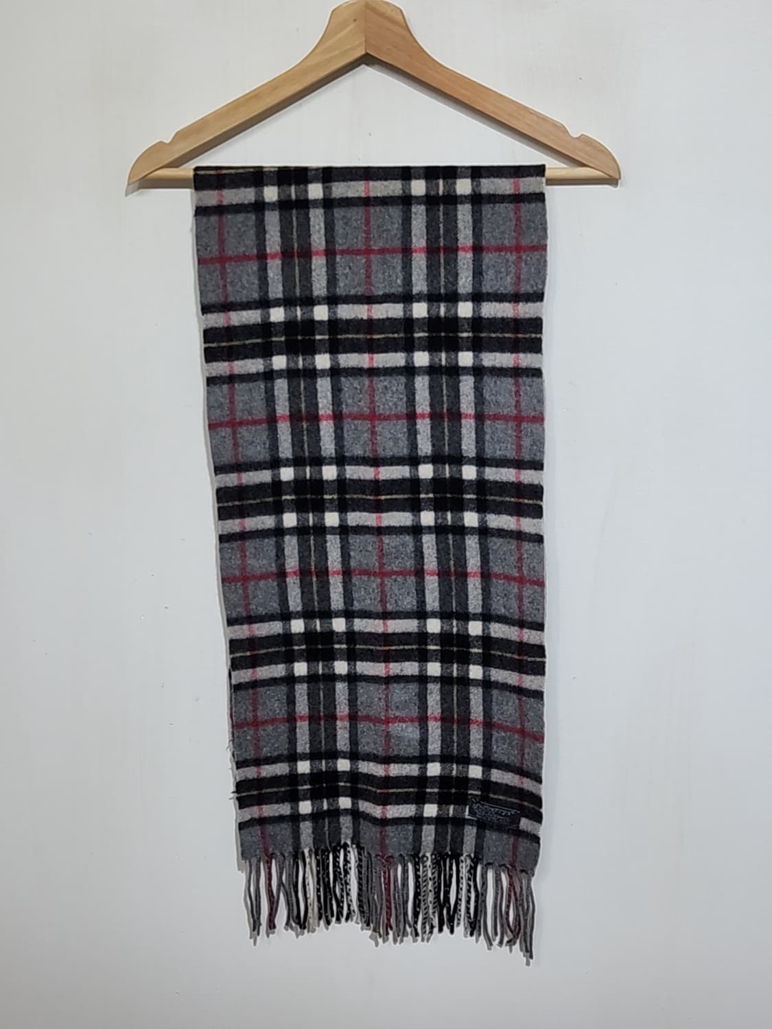 (정품) 버버리 목도리 체크 머플러 램스울  상품이미지1