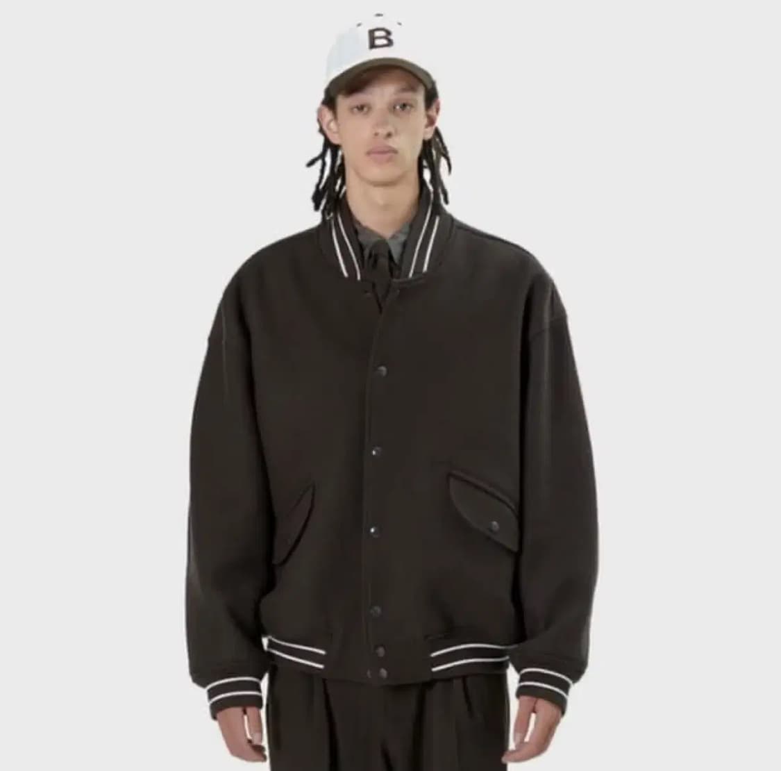 브라운야드 바시티자켓 브라운03 상품이미지1