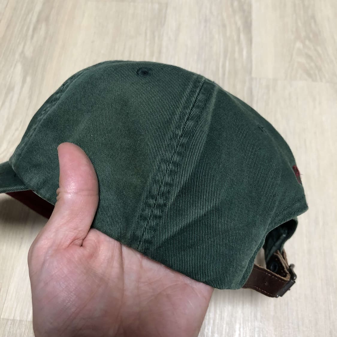 (ONE SIZE) 90's 폴로 랄프로렌 대만제 포니로고 선페이딩 볼캡 상품이미지3