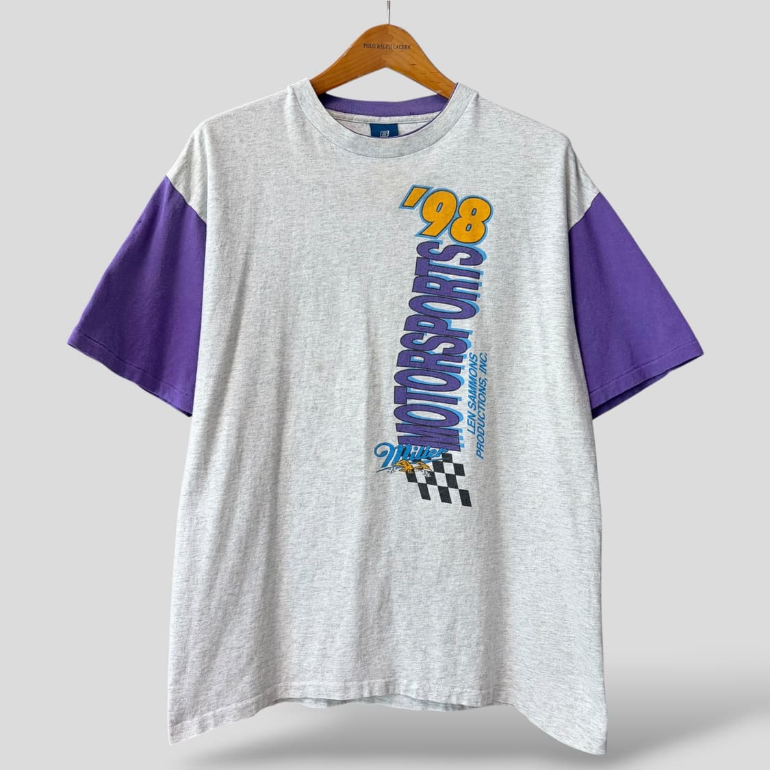 (L)90s 밀러 모터스포츠 빈티지 반팔티셔츠 상품이미지3
