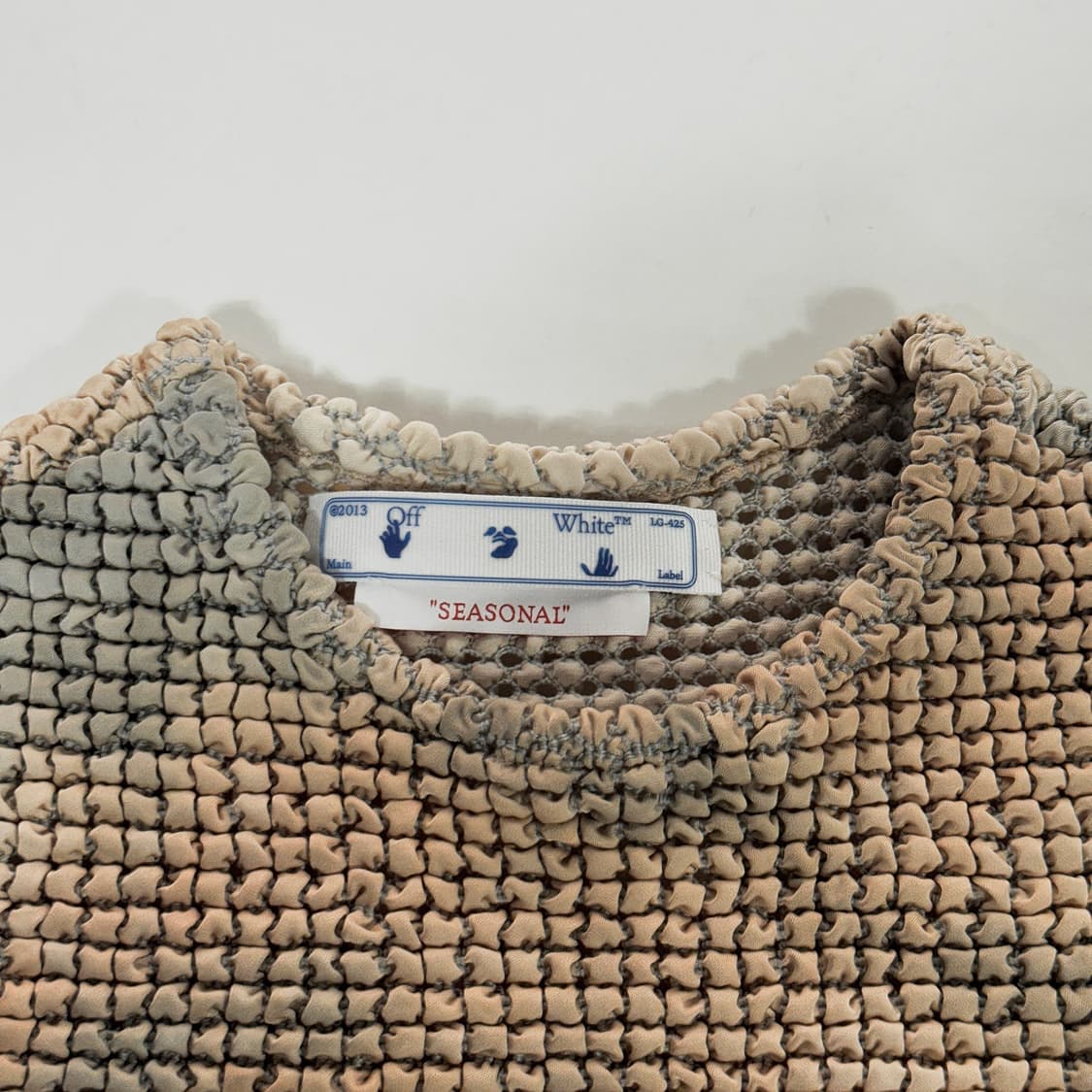 오프화이트 23 타이다이 컷아웃 티셔츠 상품이미지4