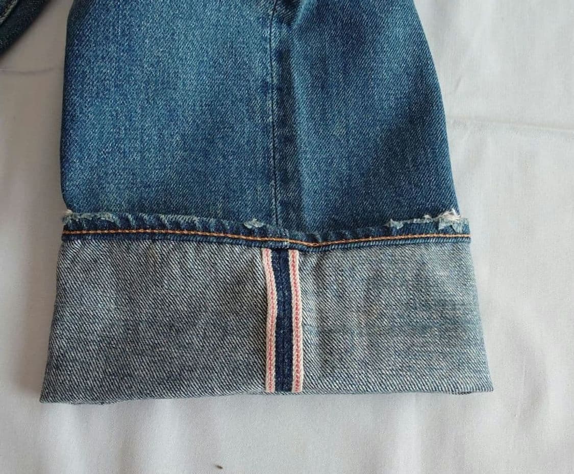 캐피탈 패치워크 리메이크 데님 팬츠 상품이미지6