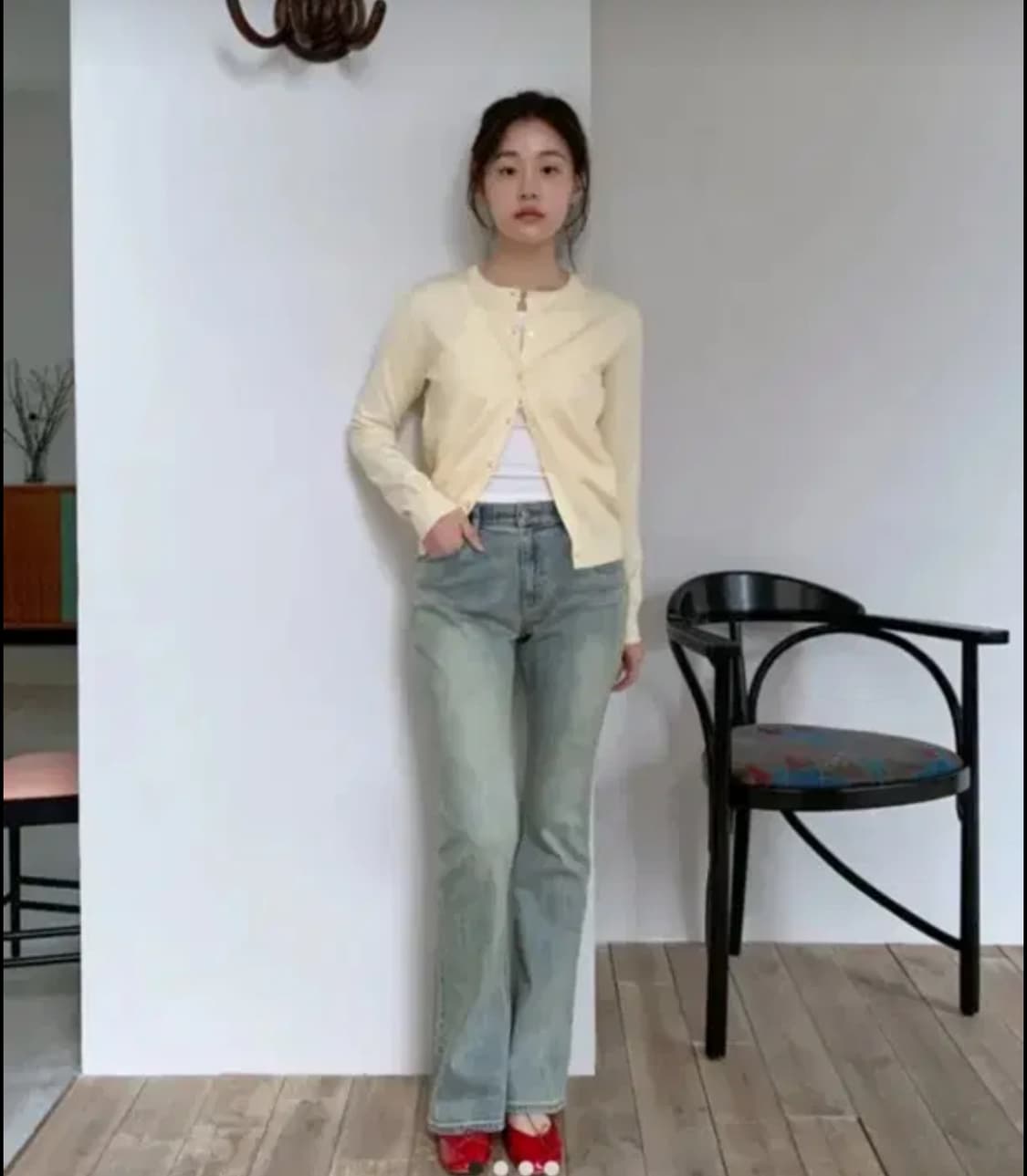 스파오 빈티지 부츠컷 진 청바지 상품이미지1