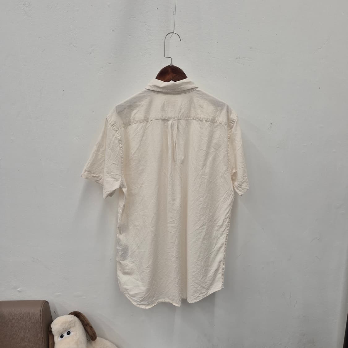 리바이스 린넨 반팔 셔츠 S 상품이미지4