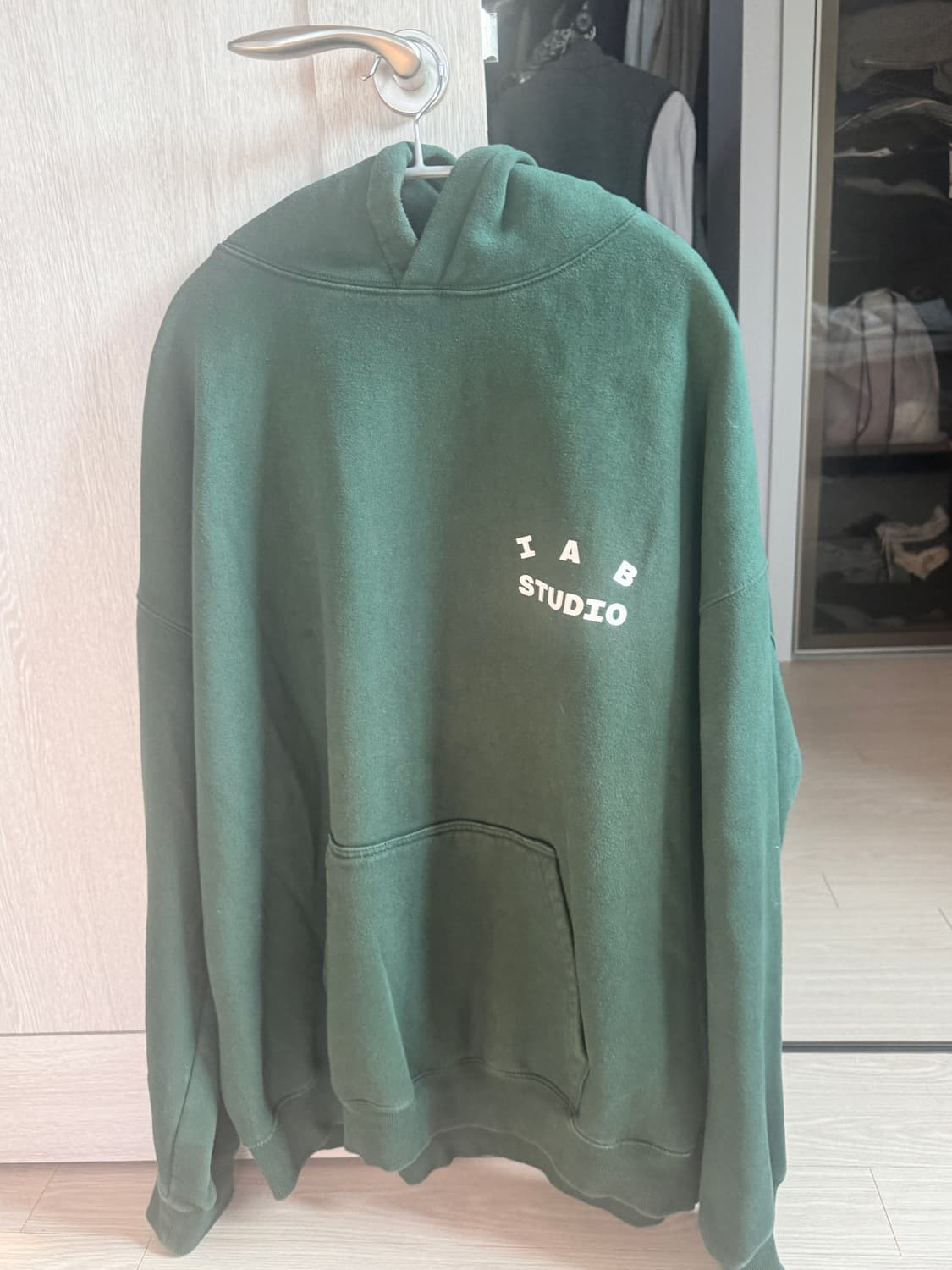 아이앱 스튜디오 후드 딥 그린 XXL 상품이미지4