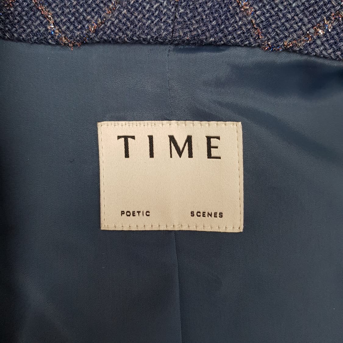 한섬 타임 2020 트위드 플리츠 디테일 베스트 F사이즈 상품이미지6