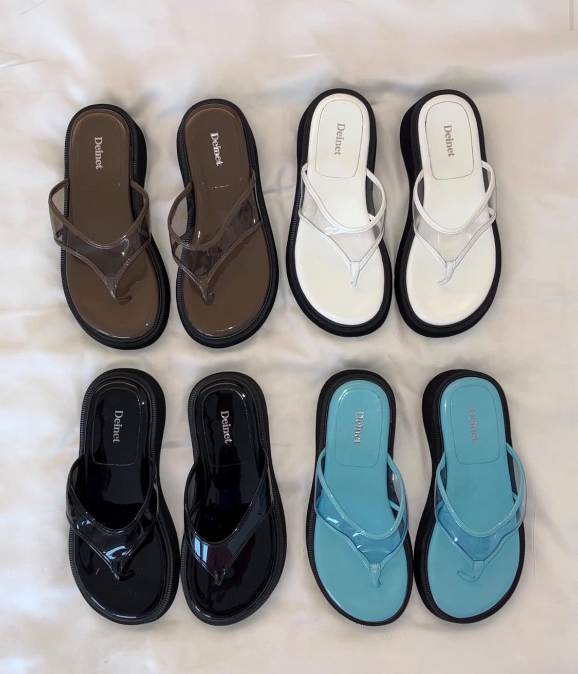 다이닛 Flip Flop in White 상품이미지1
