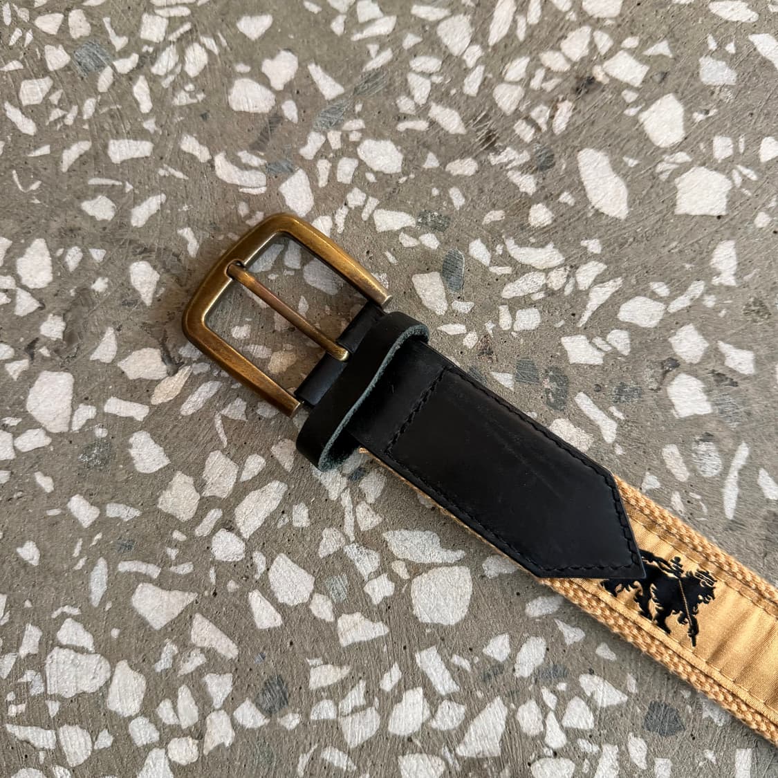 올드 스투시 레더 탭 벨트 상품이미지4