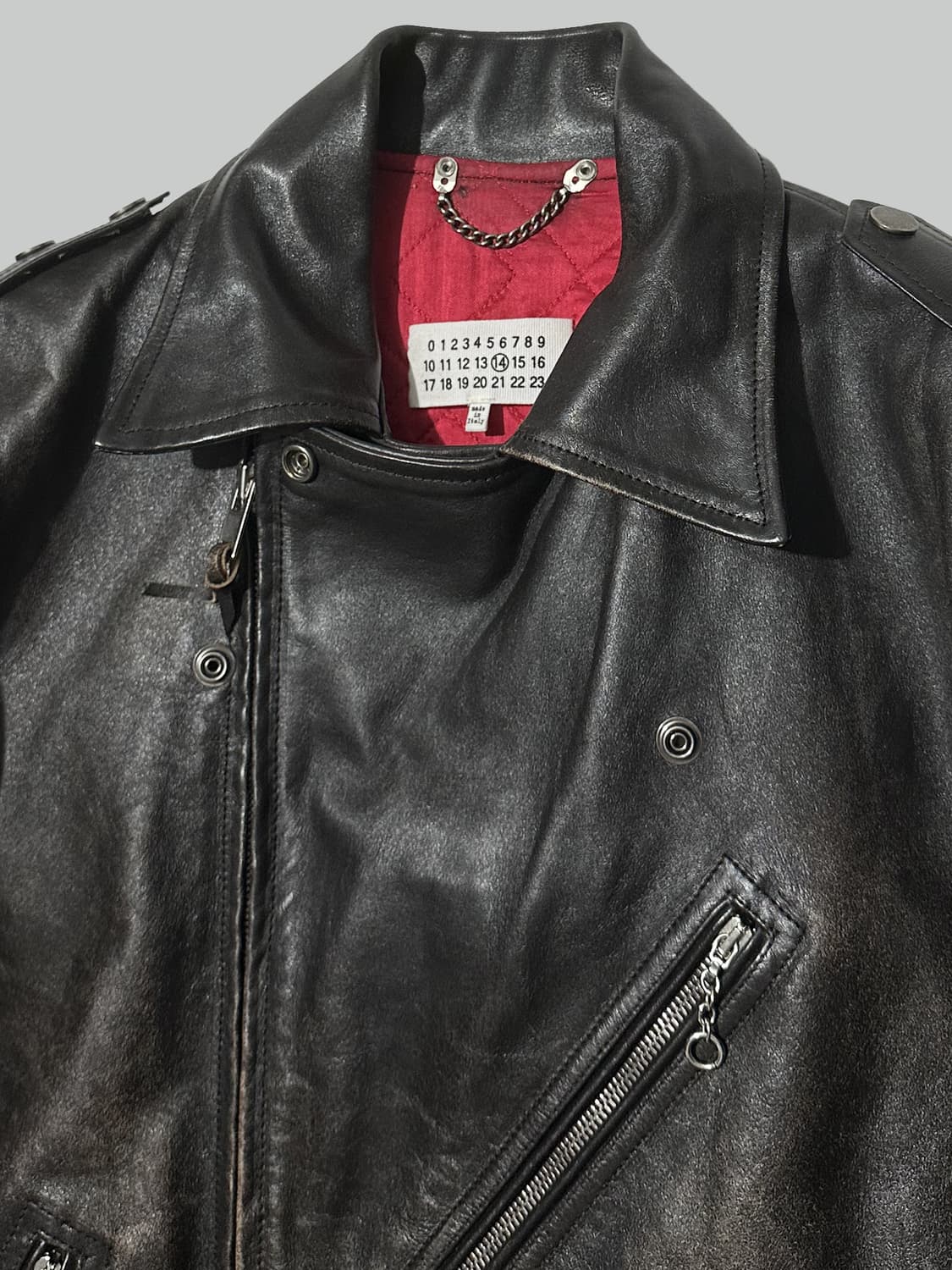 마르지엘라 퍼펙토 레더 자켓 상품이미지4