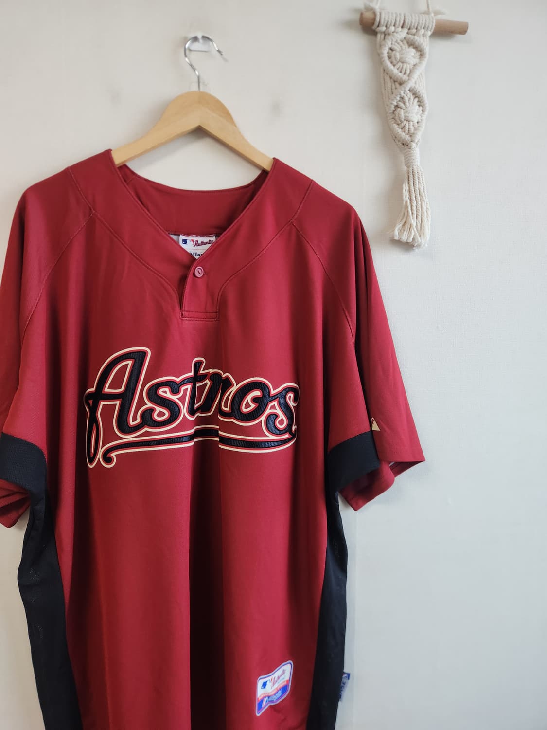 새상품) 마제스틱 휴스턴 아스트로 야구져지 2XL 상품이미지1