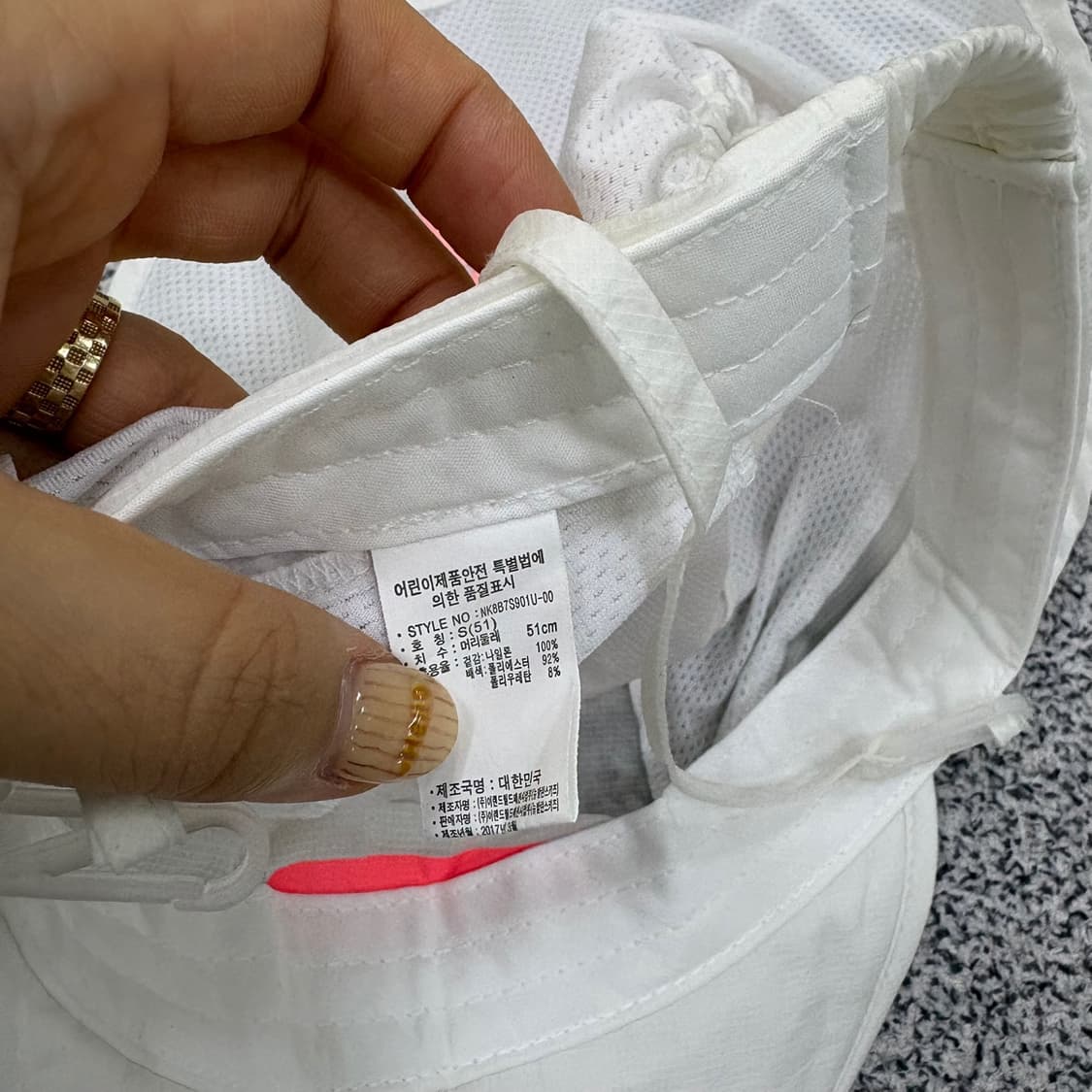 S 뉴발란스 키즈 야외 아쿠아 플랩캡 0423J 상품이미지7