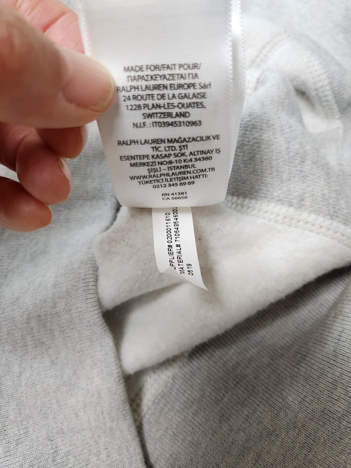 폴로랄프로렌 후드집업 (L 상품이미지9