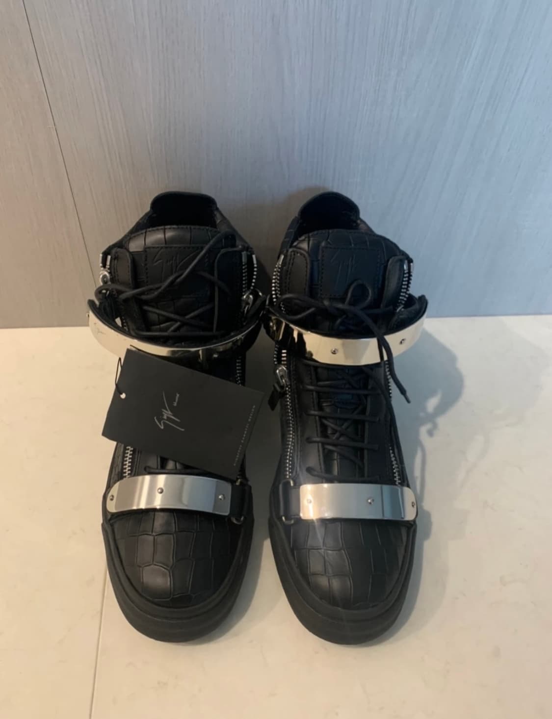 쥬세페자노티 하이탑 스니커즈 크로커다일 43 상품이미지1