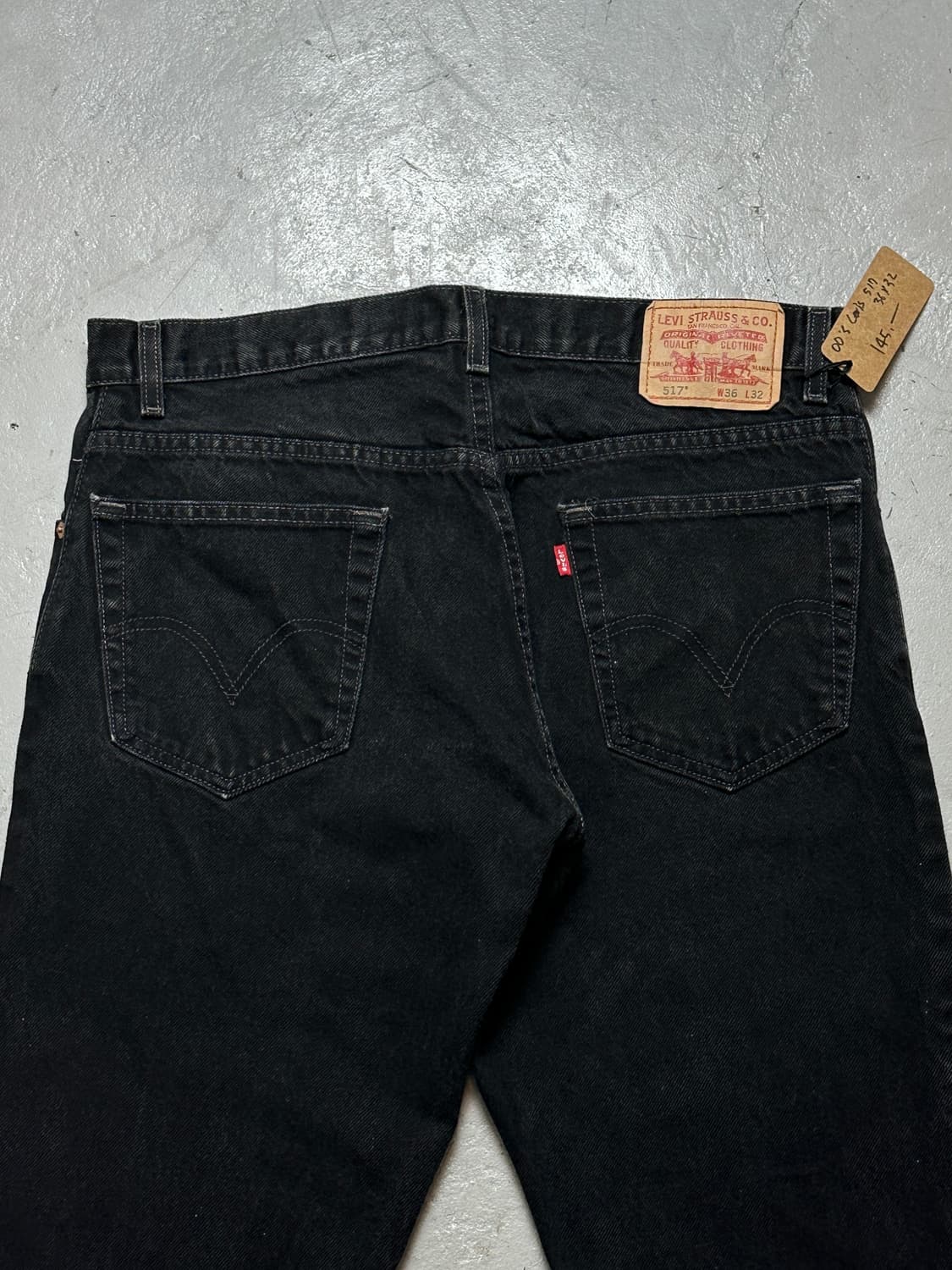 00’s 리바이스 517 블랙 부츠컷 플레어진 상품이미지6
