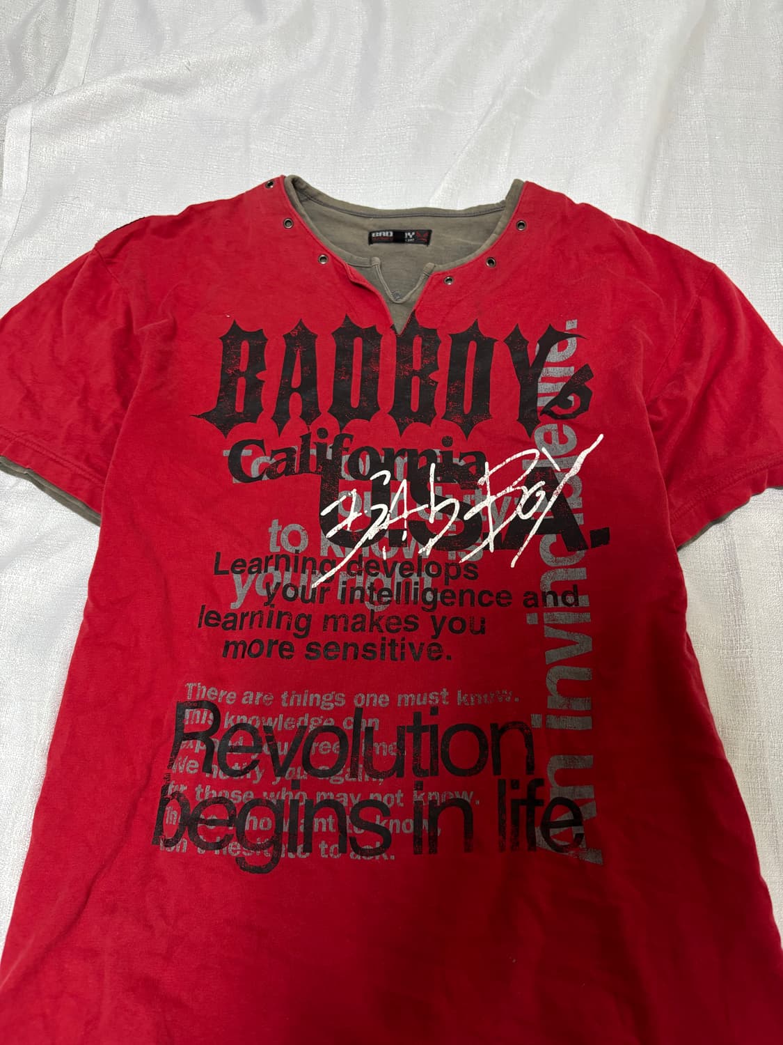 BAD BOY” Punk Lettering Tee 상품이미지3
