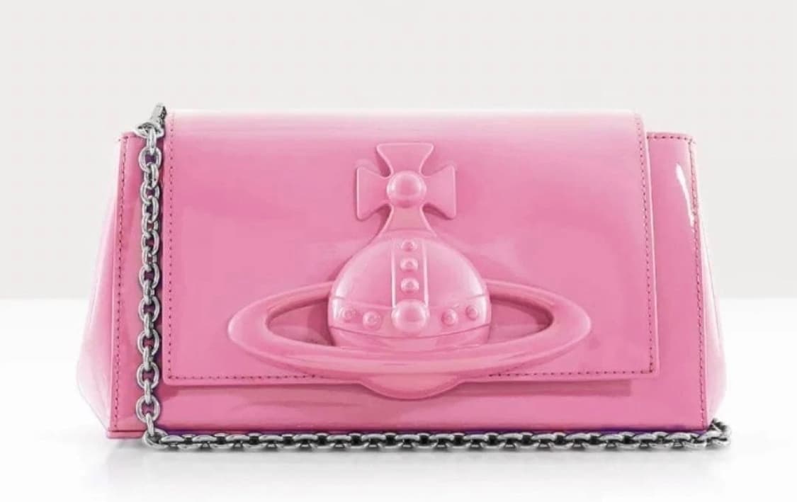 비비안웨스트우드 핑크 헤이즐 미디움 숄더백 상품이미지3