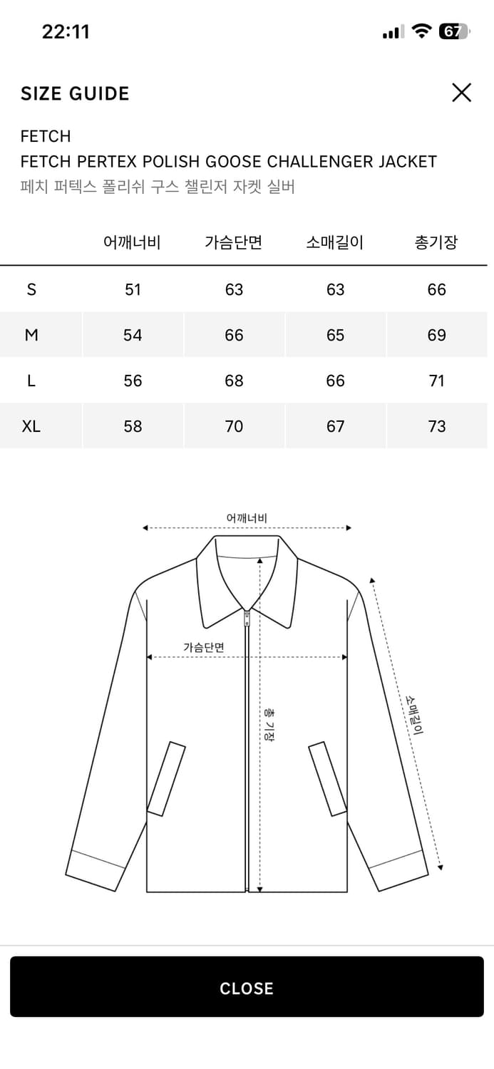 페치 Fetch 퍼텍스 폴리쉬 구스 챌린저 자켓 패딩 상품이미지6