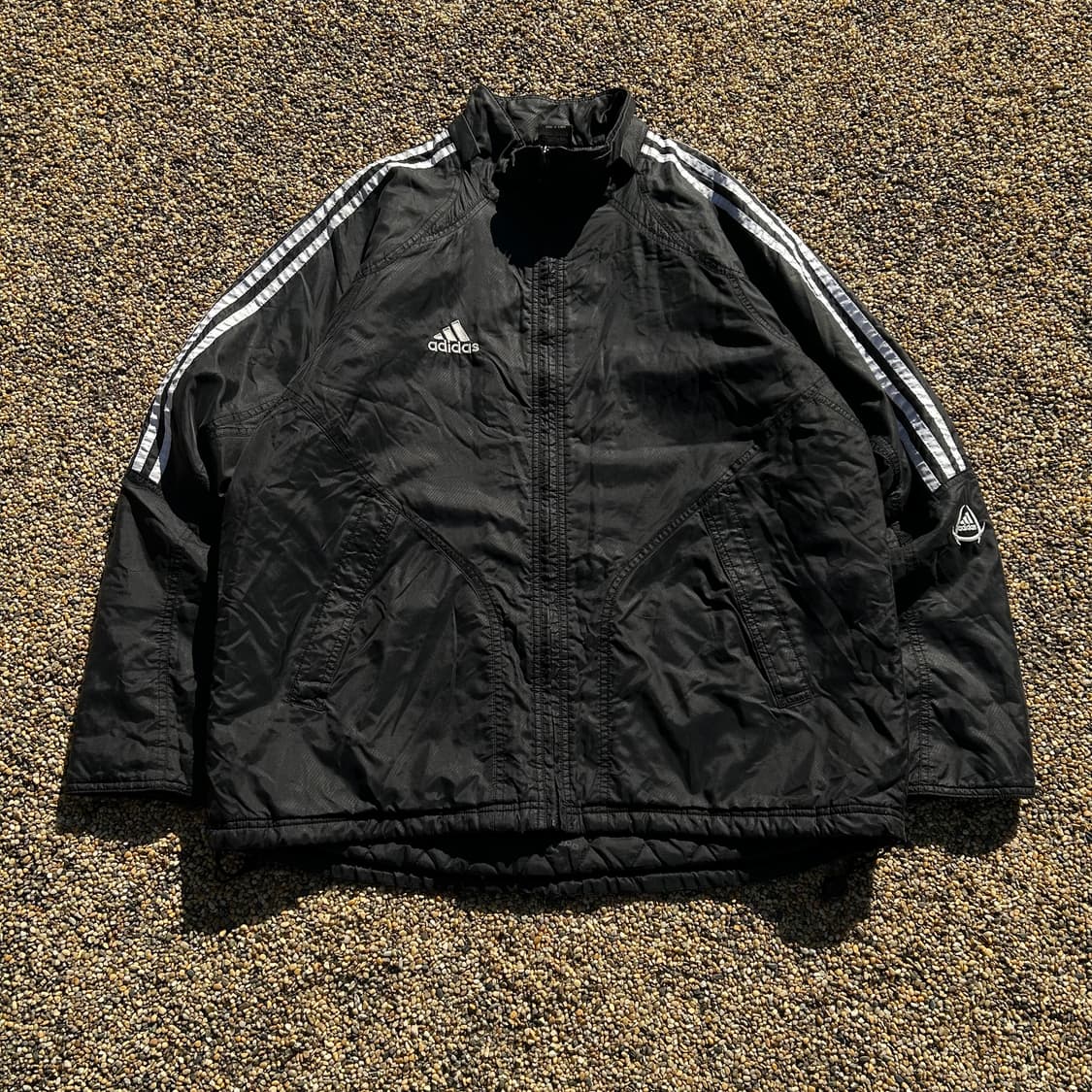아디다스 블랙 바람막이 패딩 자켓 상품이미지1