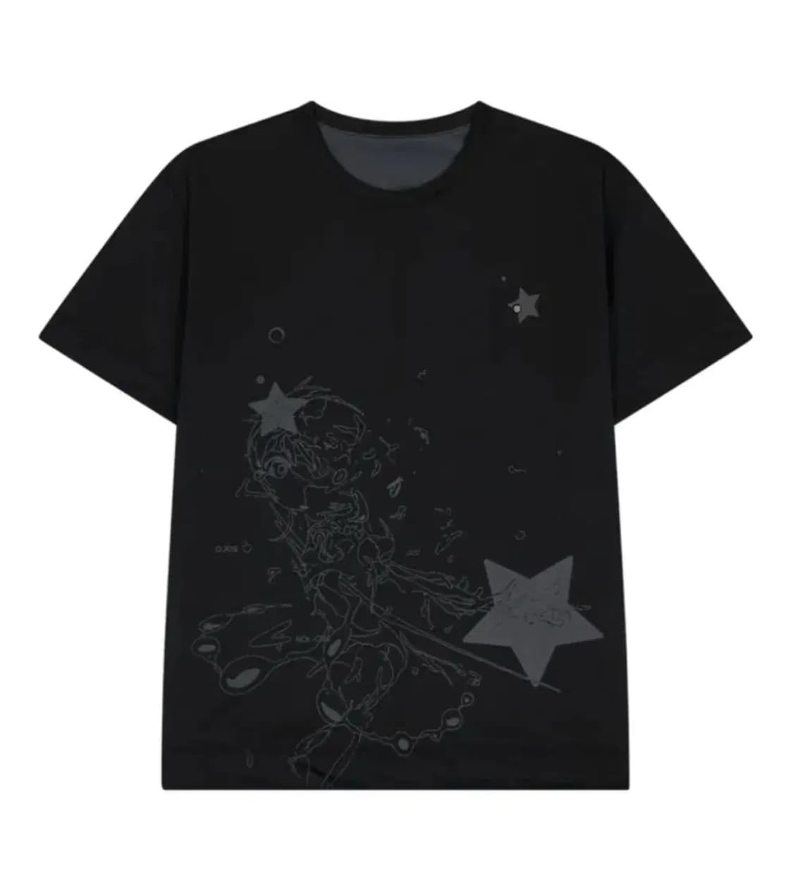 오호스x NOITOW SHU Reversible Mesh T-shirt 상품이미지1