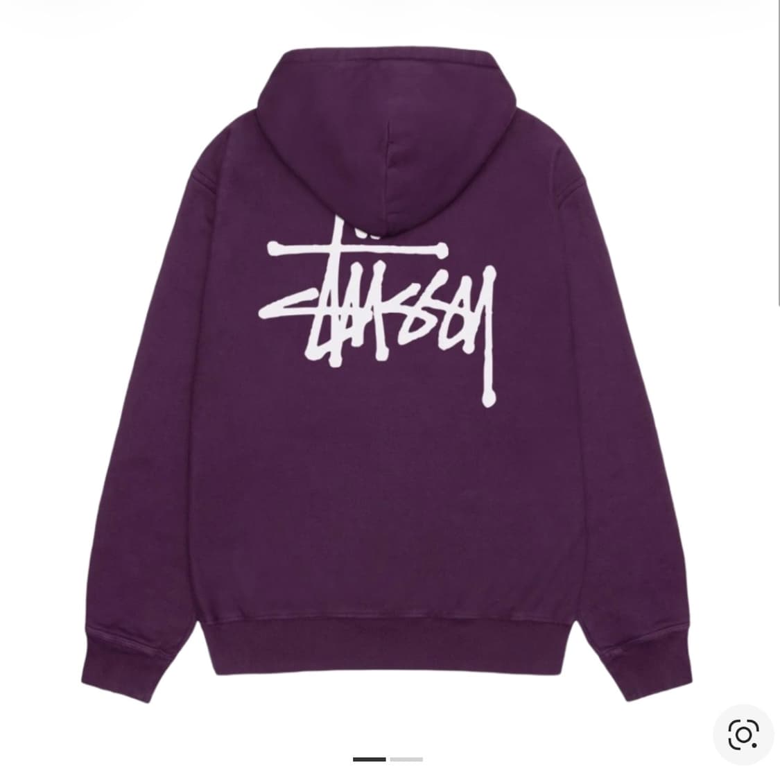 스투시 베이직 스투시 피그먼트 다이드 후드 퍼플 상품이미지2