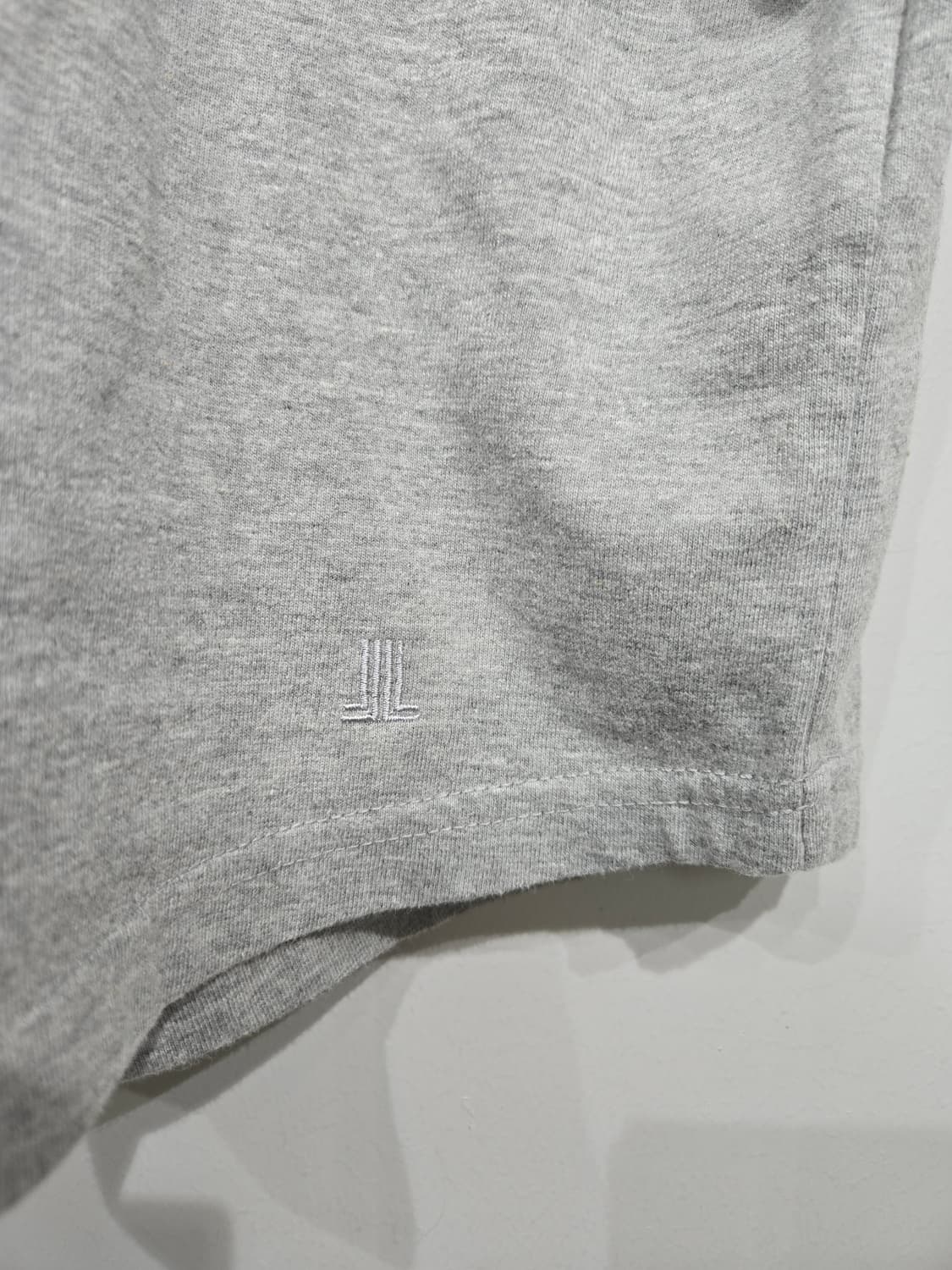 랑방 회색 링거 반팔 티셔츠 상품이미지5