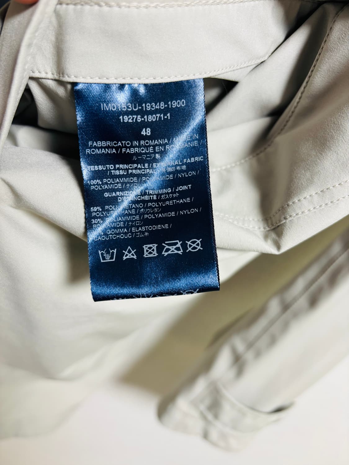 HERNO 에르노 라이트 베이지 트렌치코트 상품이미지7