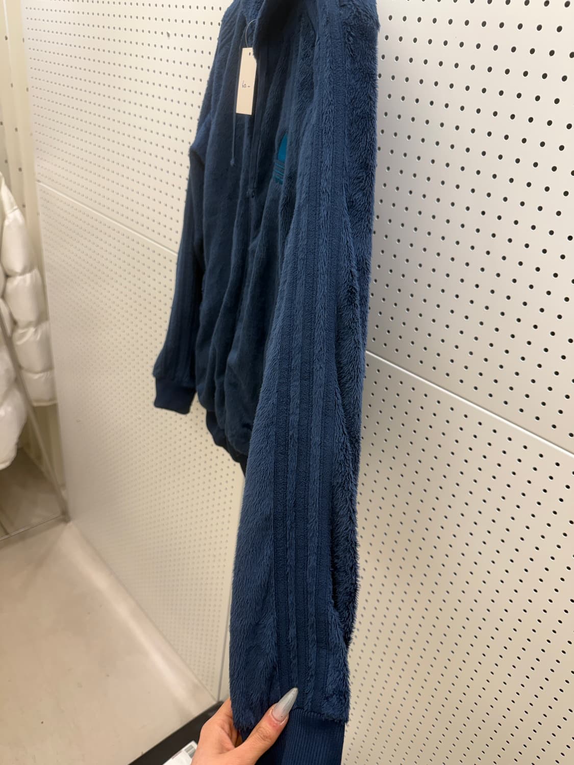 아디다스 파이어버드 빅로고 쉐르파 후드집업 U729 상품이미지7