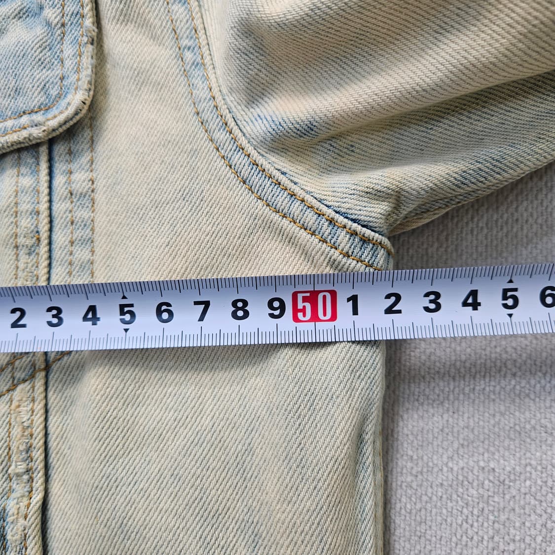 실측확인 빈티지 여성 데님자켓 0320Y 상품이미지7