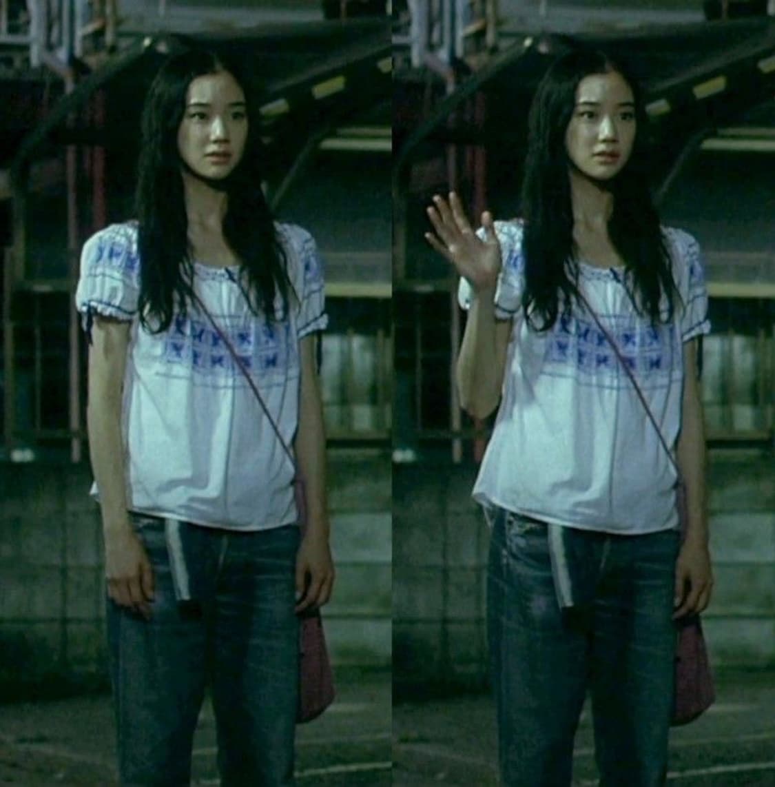 빈티지 모리걸 하구미 긴팔 블라우스 상품이미지2