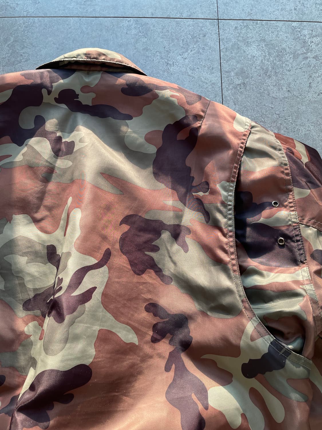 US Air Force  ma-2 카모플라쥬 플라이트 자켓 상품이미지10