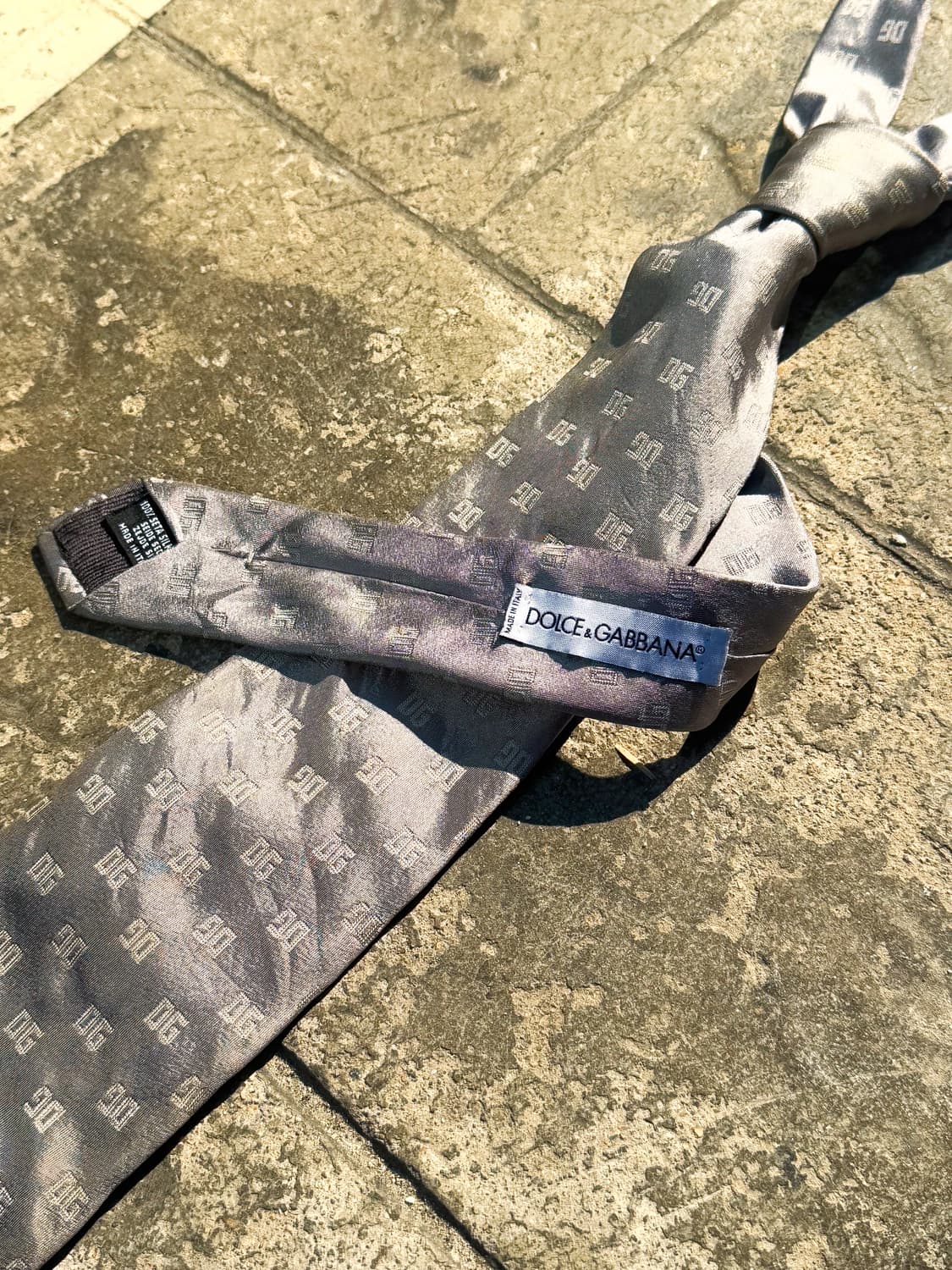 Dolce & Gabbana – DG Monogram Silk Tie 상품이미지1