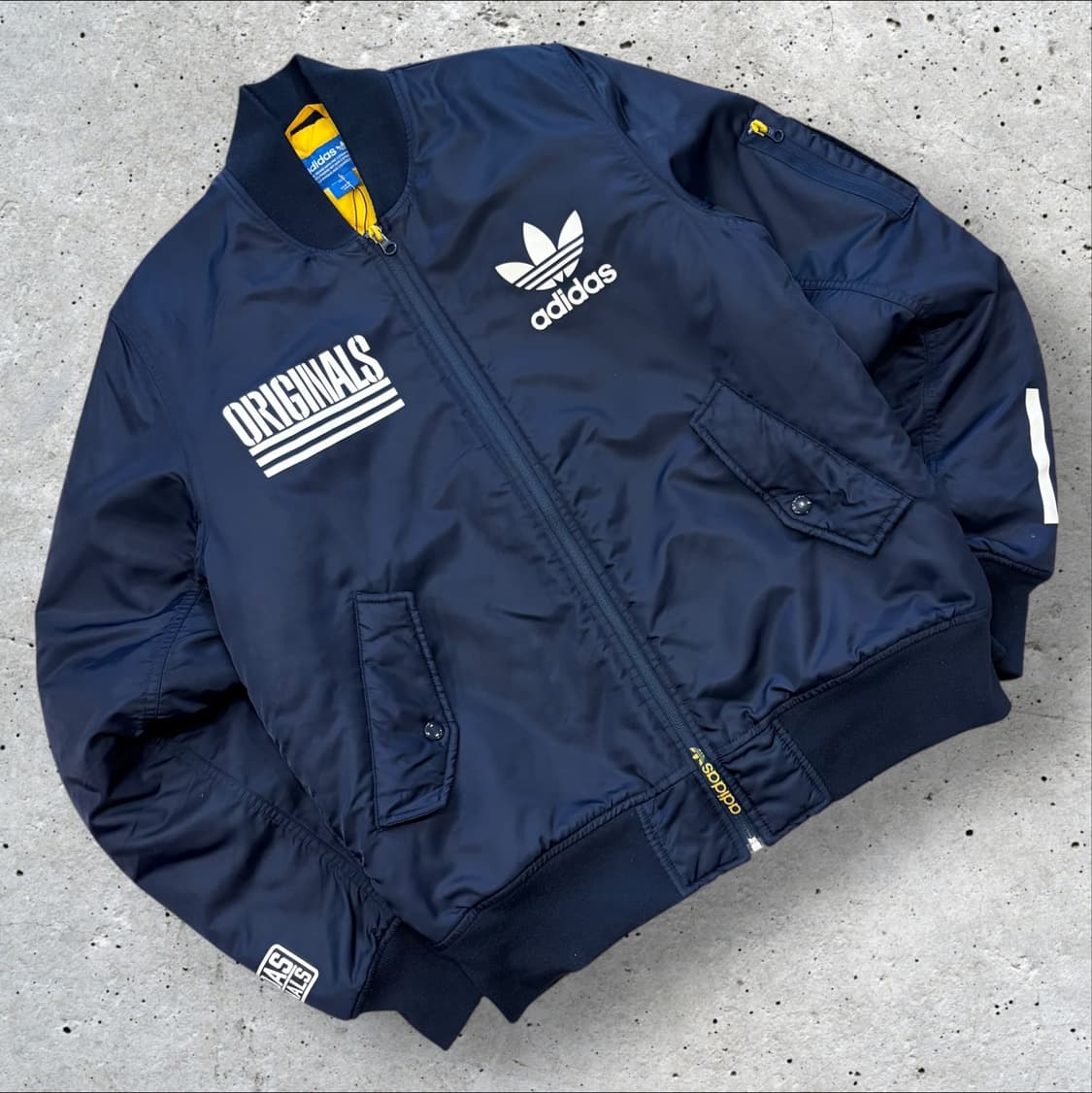 [100] 아디다스 파이어버드 오리지널스 네이비 봄버 자켓 C573 상품이미지1