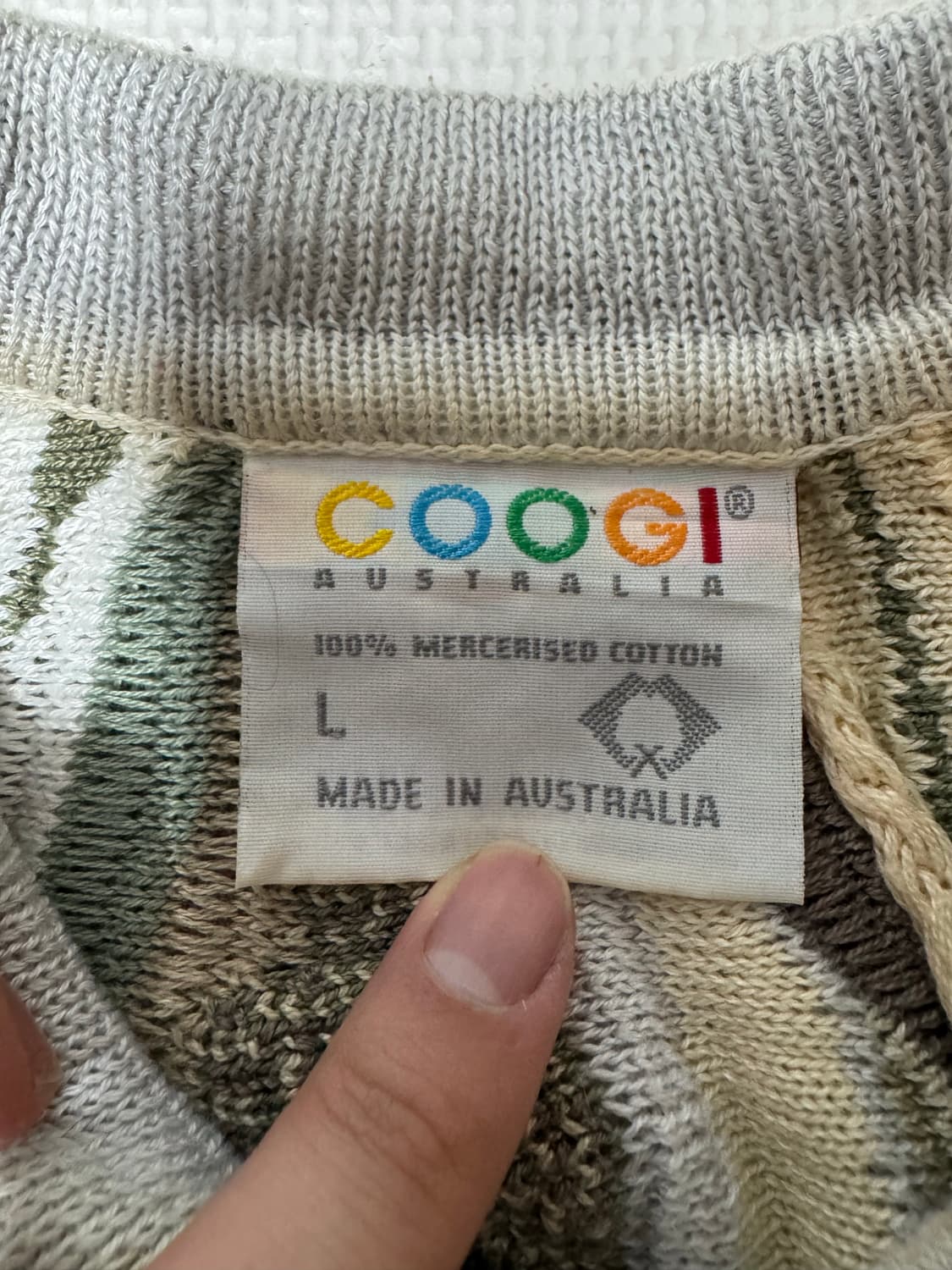 90s cooji 쿠지 3D 니트 가디건 상품이미지2