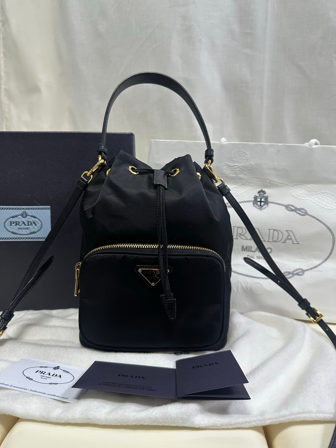 [SA 정품] 프라다 듀엣 버킷백 상품이미지2